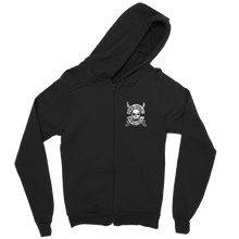 Load image into Gallery viewer, Pirate Skull Zip Hoodie
