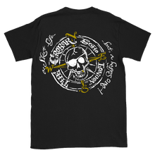 Load image into Gallery viewer, Pirate Flag Double Sided T-Shirt
